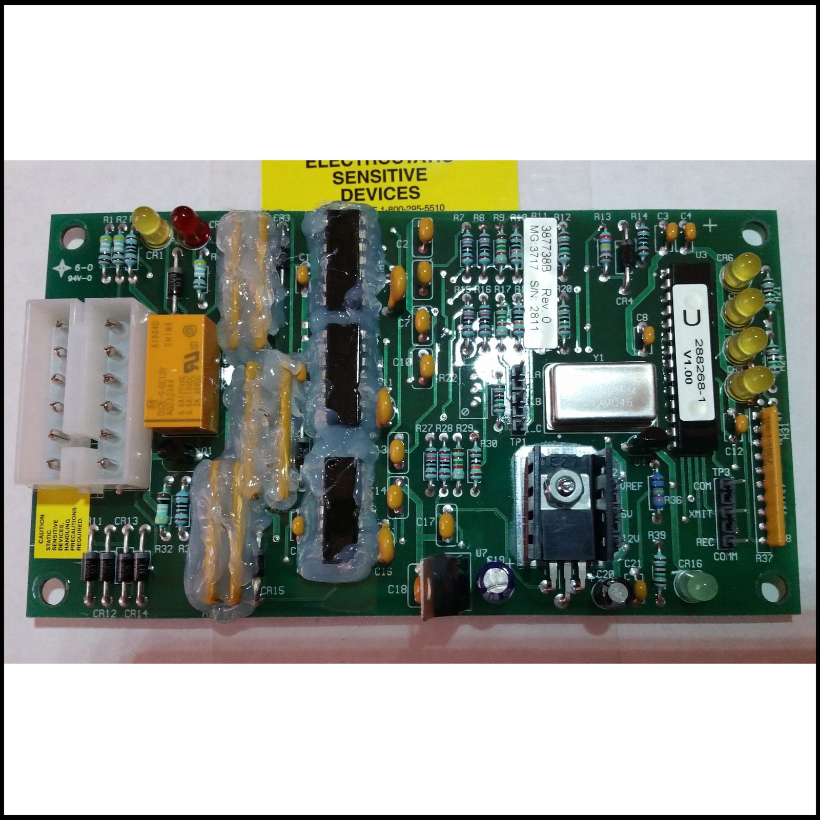 387738B - BOARD, PC AY, OVERLOAD Grandmart Limited 387738B power unit overload board
