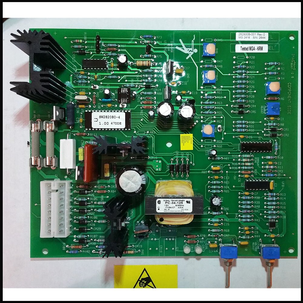 282800B-001 Board PC Voltage Regulator Grandmart Limited 400 Hz Voltage Regulator Board